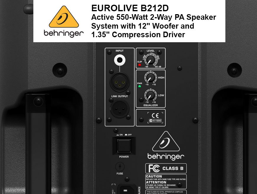 Behringer Eurolive B212D Aktif Hoparlör